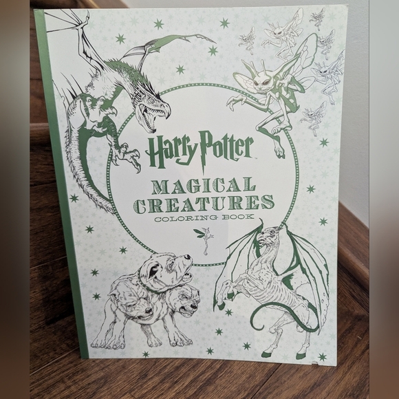 Harry Potter Adult Coloring Book Magical Creatures - Picture 1 of 7